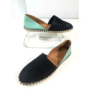 Sheridan Mia Womens Color Block Suede Espadrille Flat Shoes Size 10 Murr
